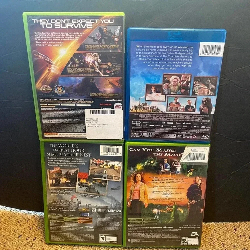 Unknown xbox games